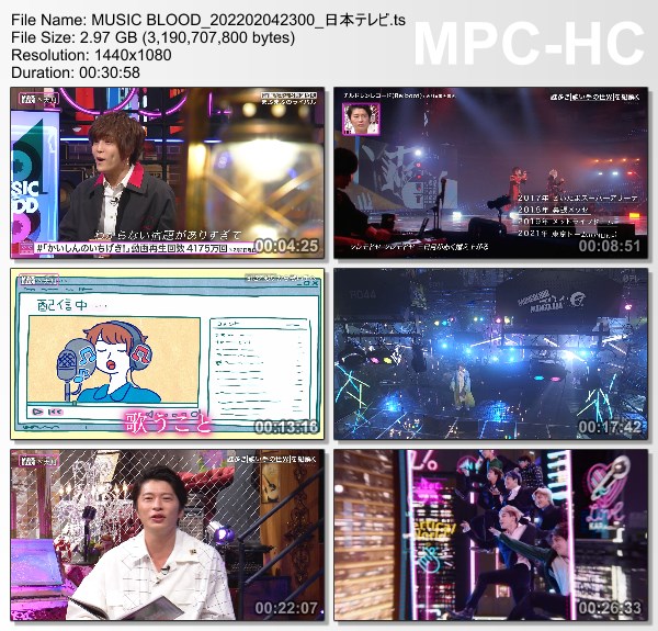 [TV-Variety] Music Blood – 2022.02.04 – 天月‐あまつき‐