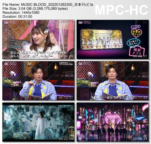 [TV-Variety] Music Blood – 2022.01.28 – =LOVE