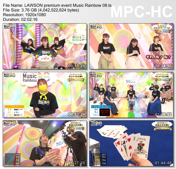 [TV-Variety] LAWSON premium event Music Rainbow 08 (ミュージックレインボー ゼロエイト) (2022.03.19)