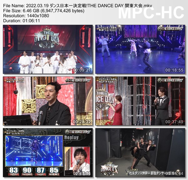 [TV-Variety] THE DANCE DAY関東大会 – 2022.03.19
