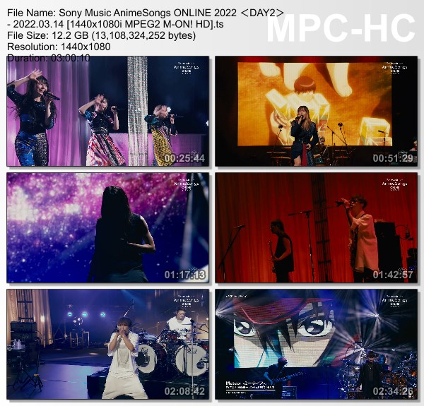[TV-Variety] Sony Music AnimeSongs ONLINE 2022 (M-ON! 2022.03.14)