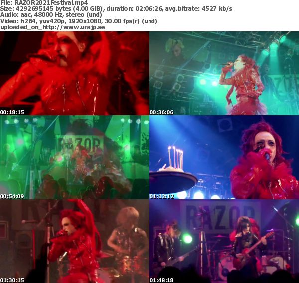 [TV-Variety] RAZOR ONEMAN TOUR 2021 オールレザー感謝祭 猟牙 生誕祭 2021 (ZAIKO Channel 2021.07.03)