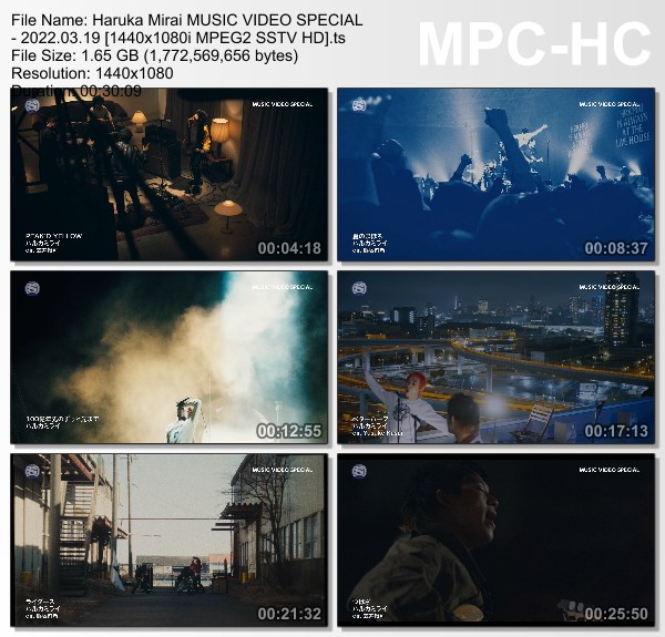 [TV-Variety] ハルカミライ – Haruka Mirai MUSIC VIDEO SPECIAL (SSTV 2022.03.19)