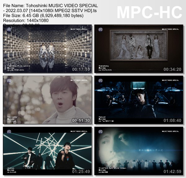 [TV-Variety] 東方神起 MUSIC VIDEO SPECIAL (SSTV 2022.03.07)