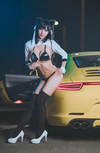 [COSPLAY] 雅祈 – NO.02 碧蓝航线 赛车爱宕 [23P-354MB]