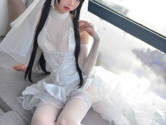 [COSPLAY] 雪琪SAMA – NO.08 爱宕婚纱 [38P-366MB]