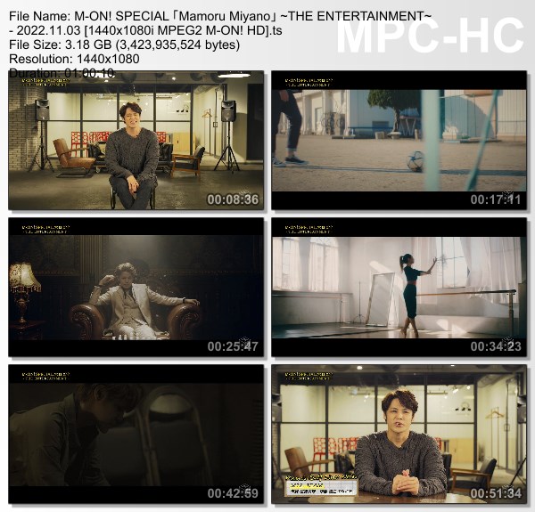 [TV-Variety] 宮野真守 ～THE ENTERTAINMENT～ (M-ON! 2022.11.03)