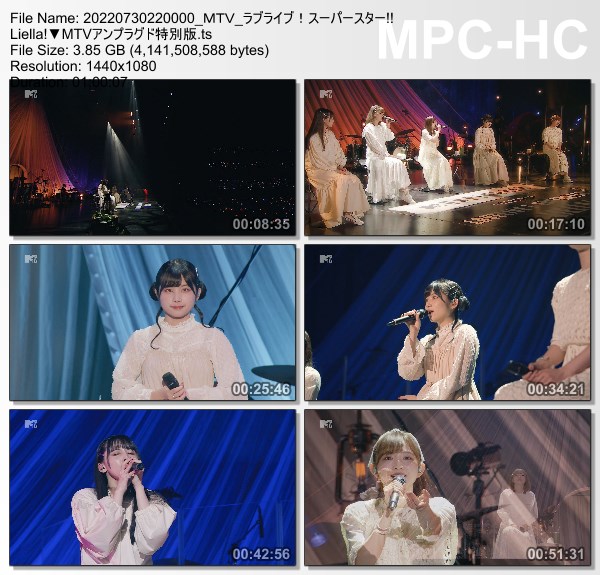 [TV-Variety] ラブライブ！スーパースター！！ – MTV Unplugged Presents: Love Live! Superstar!! Liella! (MTV 2022.07.30)