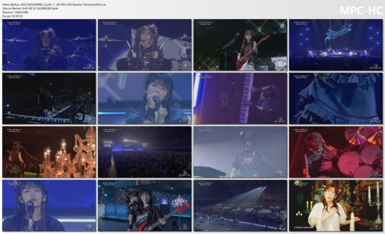 [TV-Variety] BanG Dream! – LIVE Roselia “Sonnenschein” (M-ON! 2022.10.26)