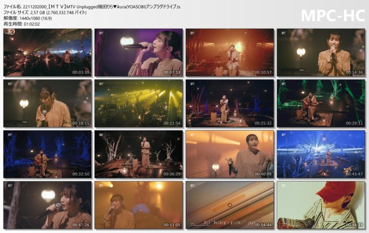 [TV-Variety] 幾田りら – MTV Unplugged幾田りら▼ikura(2022.11.20)