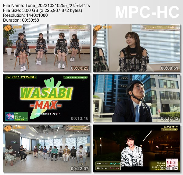 [TV-Variety] Tune – 2022.10.21