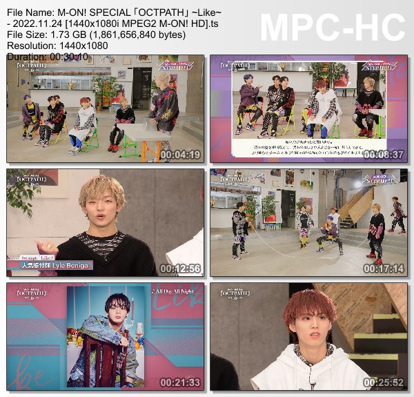 [TV-Variety] OCTPATH ~Like~ (M-ON! 2022.11.24)