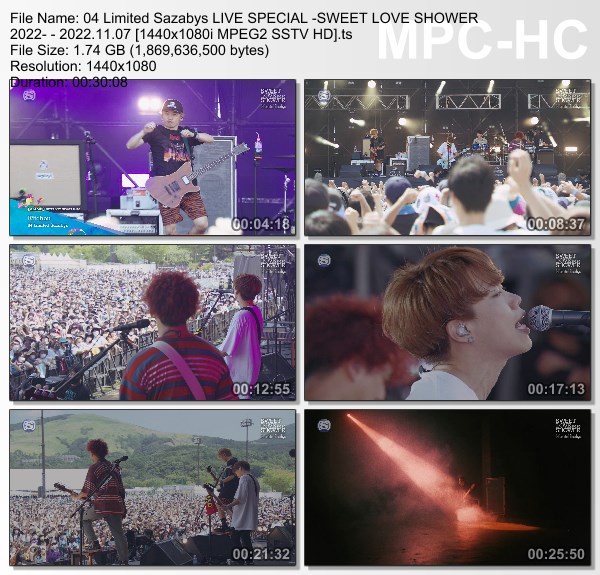 [TV-Variety] 04 Limited Sazabys / ウルフルズ / GRAPEVINE / 高橋優 ライブスペシャル -SWEET LOVE SHOWER 2022- (SSTV 2022.11.07)