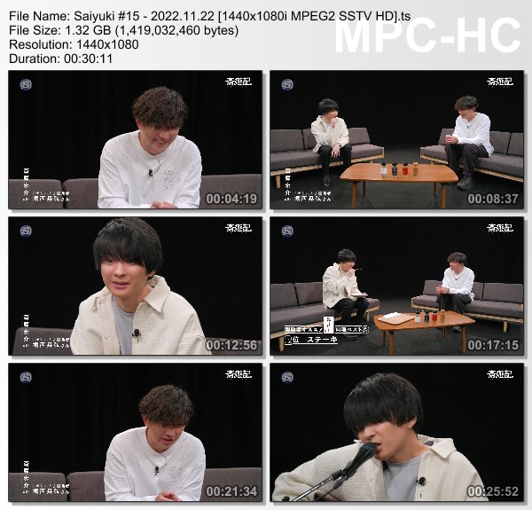 [TV-Variety] 斎遊記 #15 (SSTV 2022.11.22)