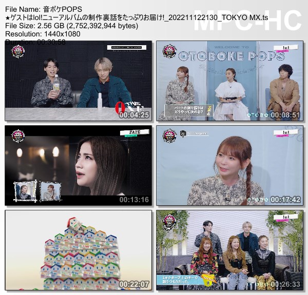 [TV-Variety] 音ボケPOPS – 2022.11.12