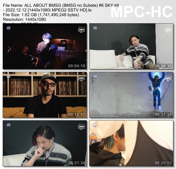 [TV-Variety] ALL ABOUT BMSG (BMSGのすべて) #6 SKY-HI (SSTV 2022.12.12)