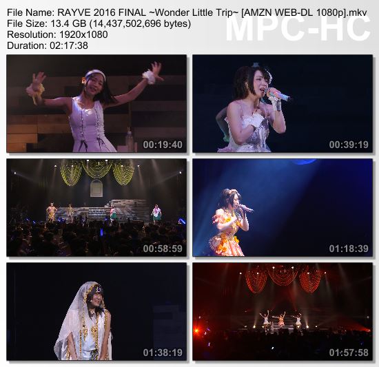 [TV-Variety] Ray – RAYVE 2016 FINAL ~Wonder Little Trip~