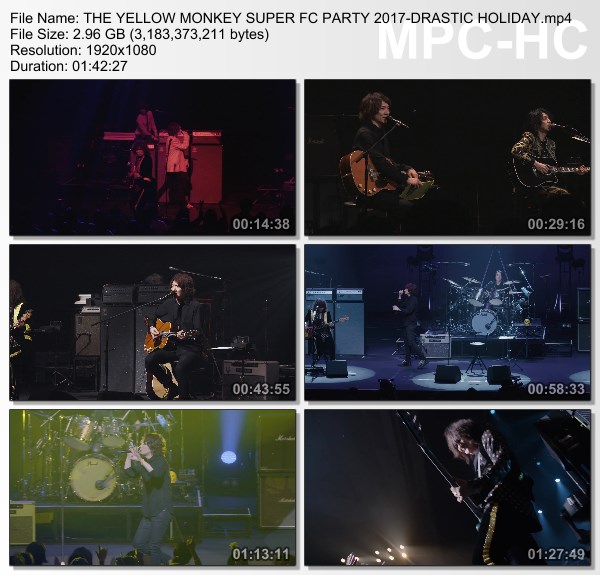 [TV-Variety] THE YELLOW MONKEY – SUPER FC PARTY 2017 DRASTIC HOLIDAY