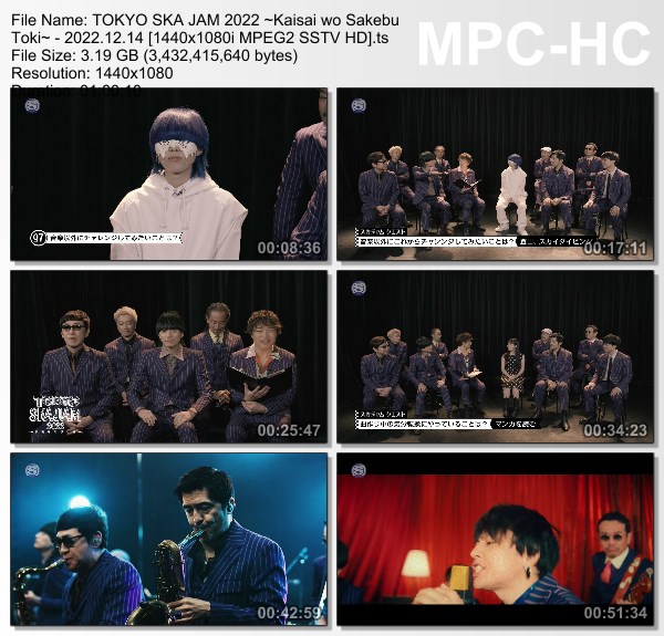 [TV-Variety] 東京スカパラダイスオーケストラ – TOKYO SKA JAM 2022～快哉を叫ぶとき～