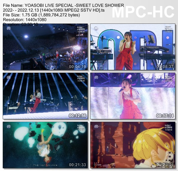 [TV-Variety] Saucy Dog / YOASOBI / SKY-HI / ORANGE RANGE – LIVE SPECIAL -SWEET LOVE SHOWER- (SSTV 2022.12.13)