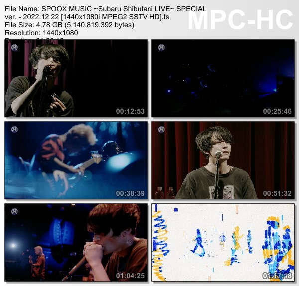 [TV-Variety] 渋谷すばる – SPOOX MUSIC～渋谷すばるLIVE～ SPECIAL ver. (SSTV 2022.12.22)
