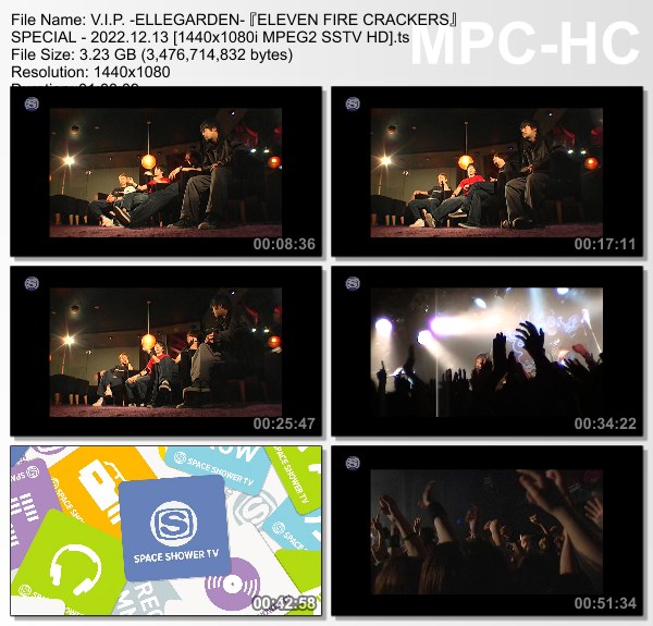[TV-Variety] ELLEGARDEN『ELEVEN FIRE CRACKERS』SPECIAL (SSTV 2022.12.13)