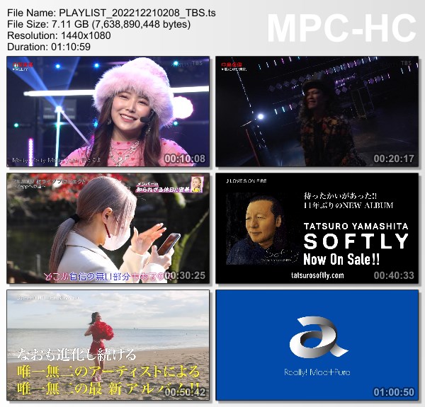 [TV-Variety] PLAYLIST – 2022.12.20