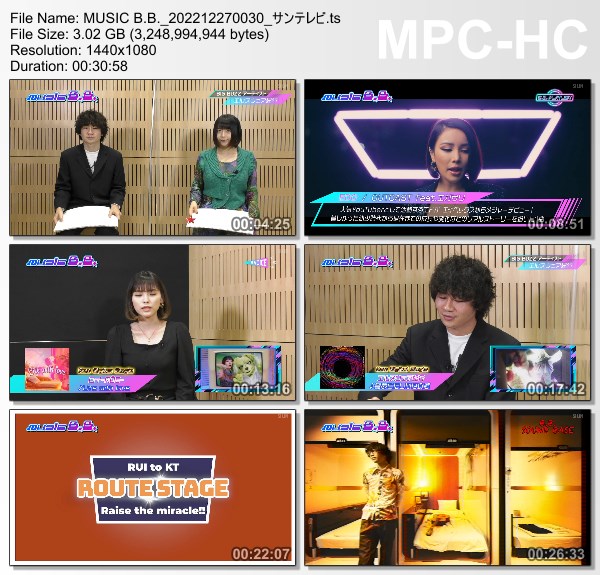 [TV-Variety] Music B.B. – 2022.12.26