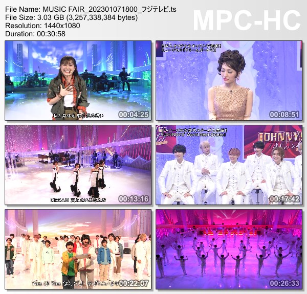 [TV-Variety] MUSIC FAIR – 2023.01.07