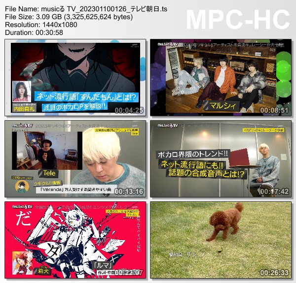 [TV-Variety] musicる TV – 2023.01.09