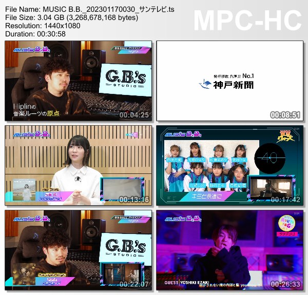 [TV-Variety] Music B.B. – 2023.01.16