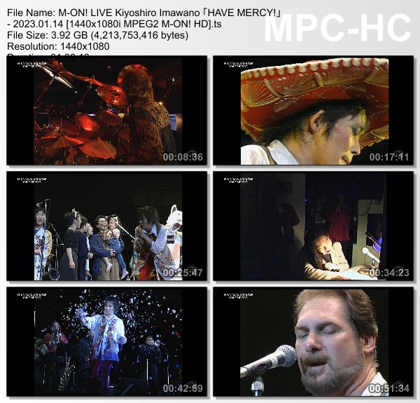 [TV-Variety] 忌野清志郎 「HAVE MERCY!」(M-ON! 2023.01.14)