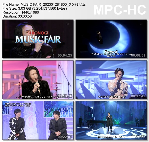 [TV-Variety] MUSIC FAIR – 2023.01.28