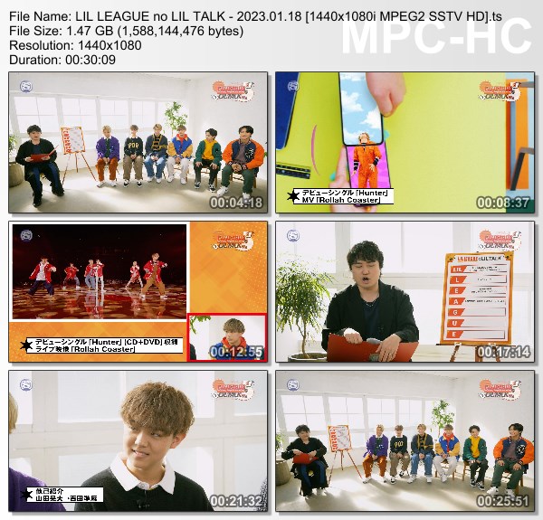 [TV-Variety] LIL LEAGUE no LIL TALK (SSTV 2023.01.18)