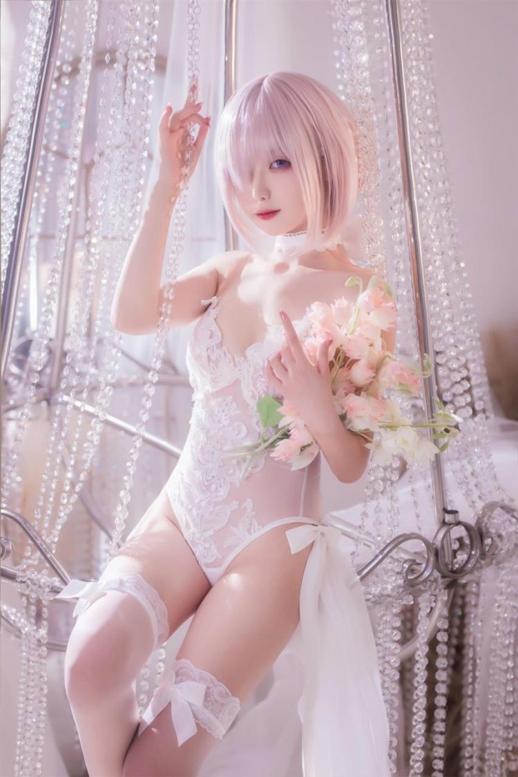 Cosplay 封疆疆v NO.021 婚纱玛修 [36P]