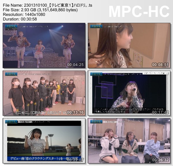 [TV-Variety] ハロドリ。- 2023.01.30