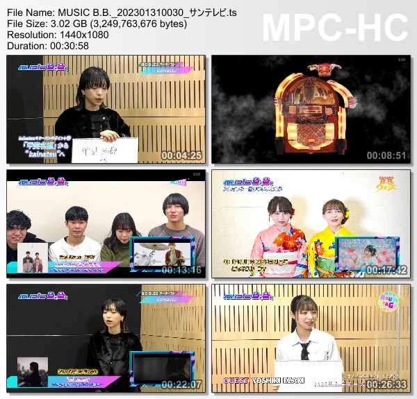 [TV-Variety] Music B.B. – 2023.01.30
