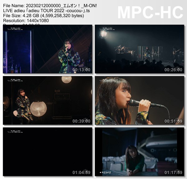 [TV-Variety] adieu TOUR 2022 -coucou- (M-ON! 2023.02.12)