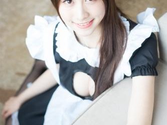 [COSPLAY] 一只小仙若 黑丝女仆