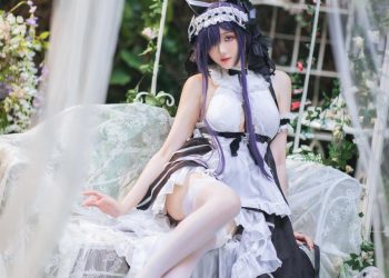 Cosplay 瓜希酱 碧蓝航线 奥古斯特女仆 [24P]