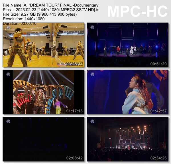 [TV-Variety] AI “DREAM TOUR” FINAL－ドキュメンタリー・プラス－ (SSTV 2023.02.23)