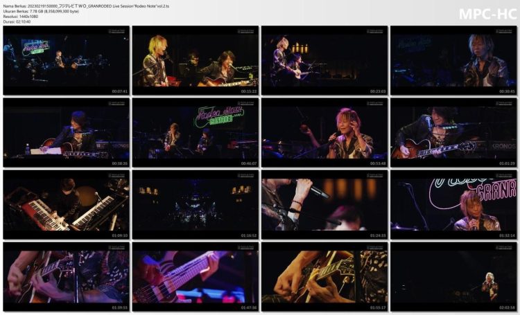 [TV-Variety] GRANRODEO Live Session “Rodeo Note” vol.2 (2023.02.19)