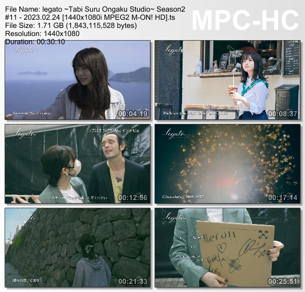 [TV-Variety] legato ～旅する音楽スタジオ～ Season2 #11 (M-ON! 2023.02.24)