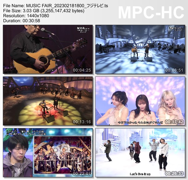 [TV-Variety] MUSIC FAIR – 2023.02.18