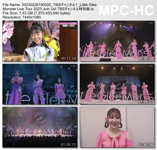 [TV-Variety] Little Glee Monster Live Tour 2023 Join Us! TBSチャンネル特別版 (2023.02.26)