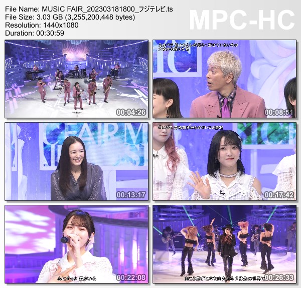 [TV-Variety] MUSIC FAIR – 2023.03.18