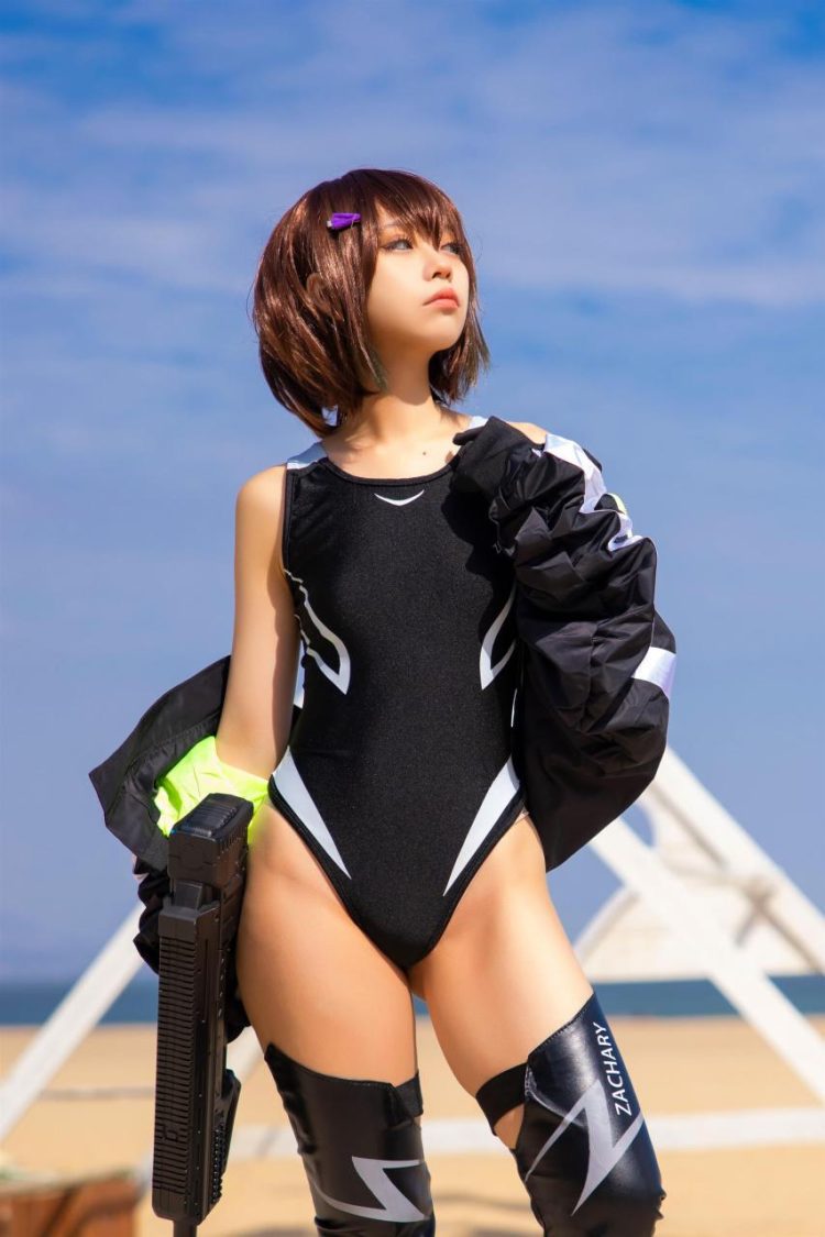 Cosplay G44不会受伤 水泳部的部長 [57P]