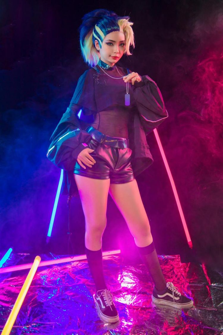 Cosplay Umeko J Akali The Baddest [66P]