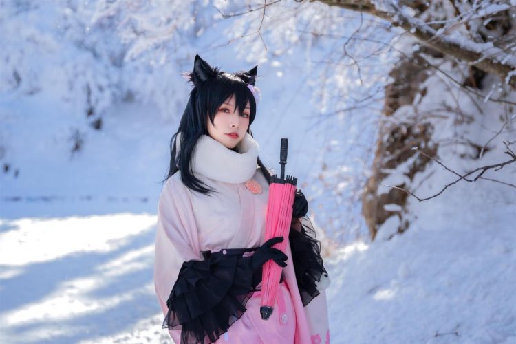 Cosplay Neko 薇薇 爱宕和服 [45P]