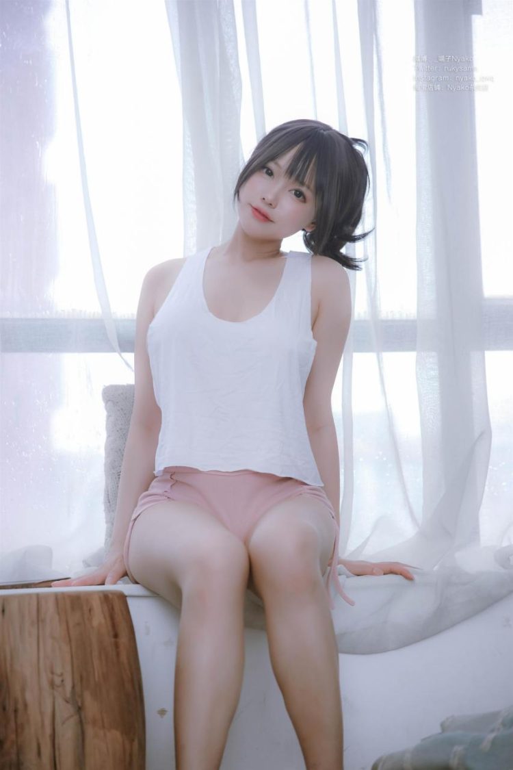 Cosplay Nyako喵子 NO.047 隣 姉 背心 [78P]